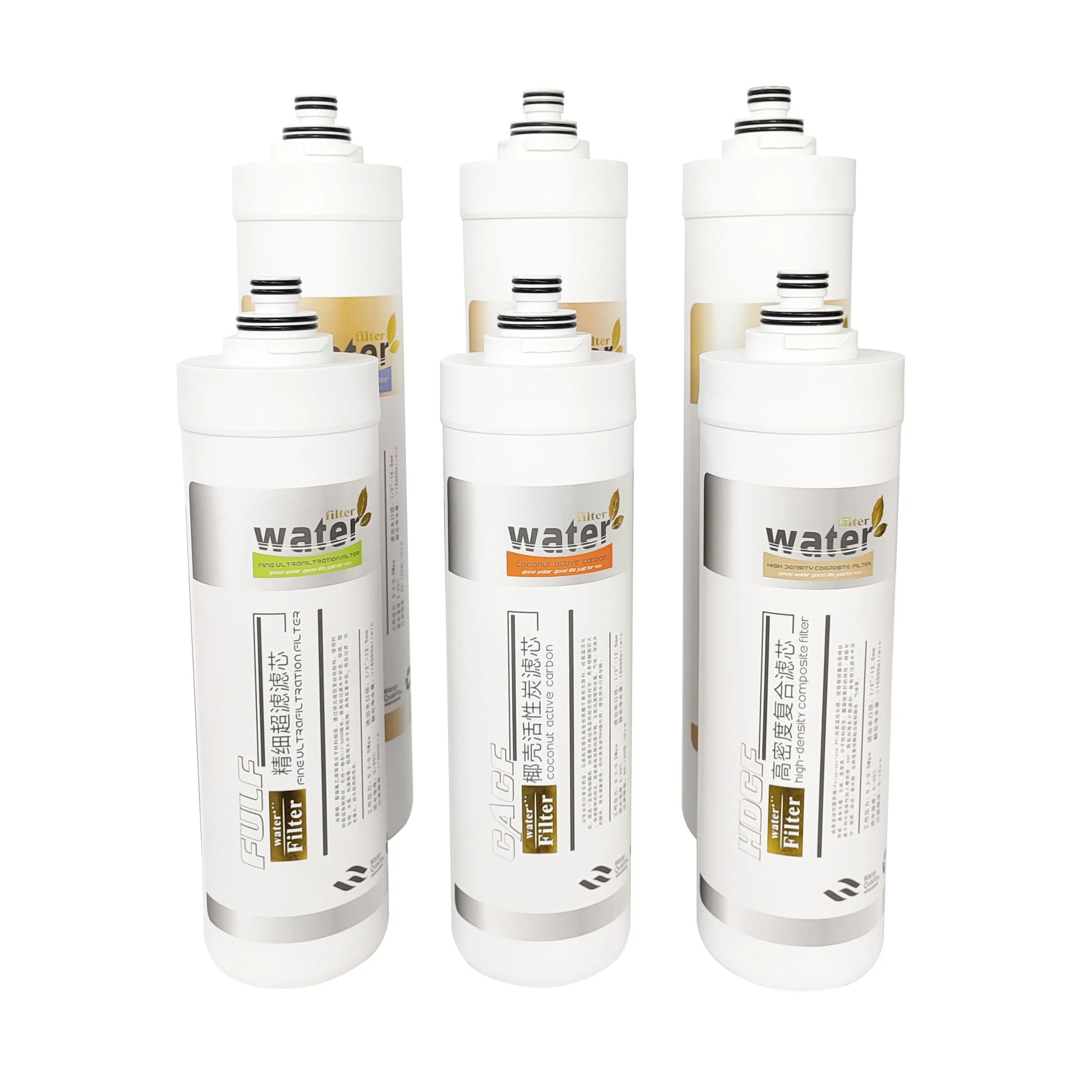 High-Density Composite Bayonet Activated Carbon Filter for Large-Flow Household Water Purifiers PP Cotton Filter for Large-Flow