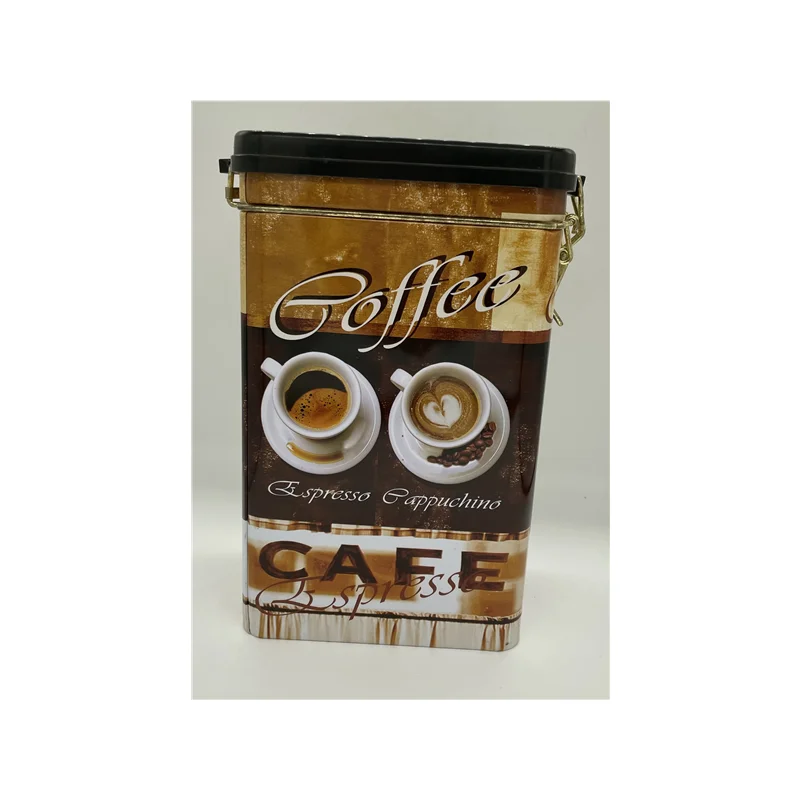 Hot sale tall round metal tea tin box packing coffee tin can