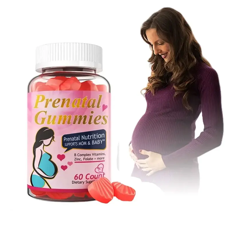Private Label Aid Ovulation Prenatal Folic Acid Fertility Gummies Supplement Fertility Support Gummies Conceptio Fertility Gummy