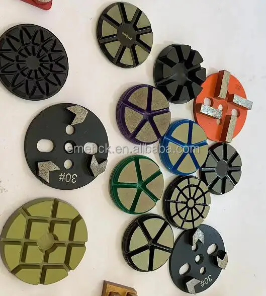 2023 Factory Wholesale Logo Customizable Ceramic Resin Concrete Floor Polishing Pads