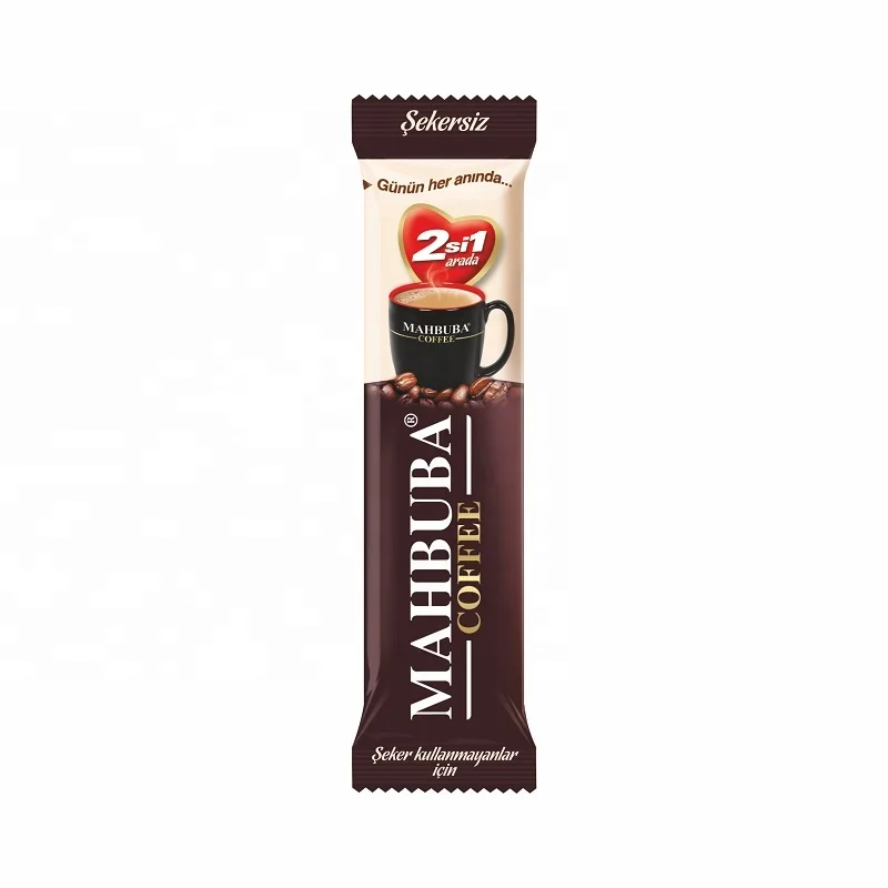 Производитель MAHBUBA из Турции, 2 в 1, растворимый кофе 10 г без добавления сахара, высокое качество, растворимый кофе Crema, распродажа