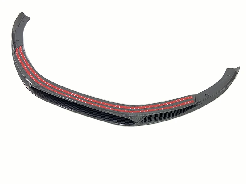 R8 Front Splitter Front Bumper Chin Lip Spoiler For Audi R8 08-15 Carbon Fiber Body Kit