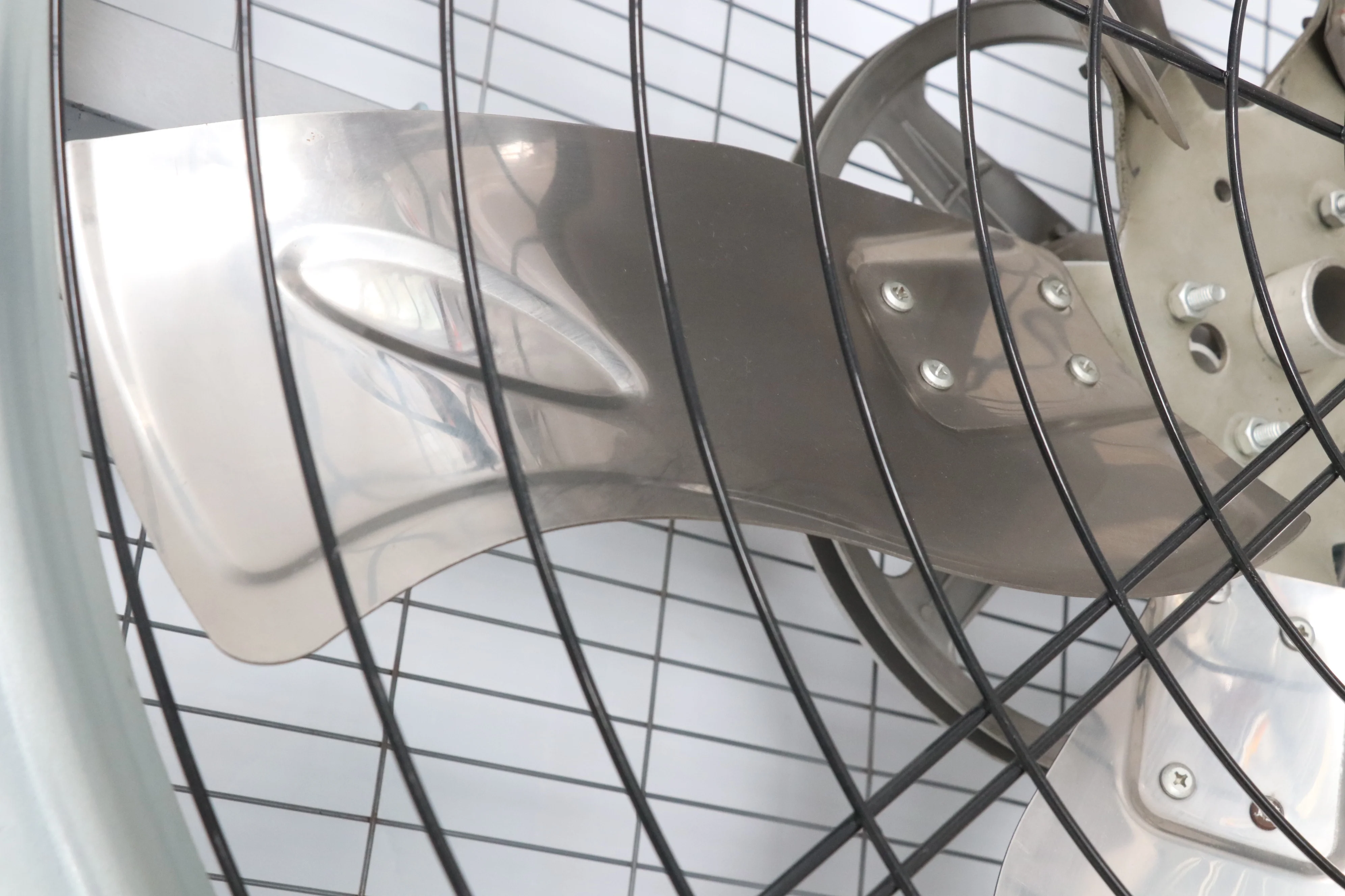 Cattle barn pig house livestock breeding fan thickened galvanized sheet hanging cattle barn fan pig house