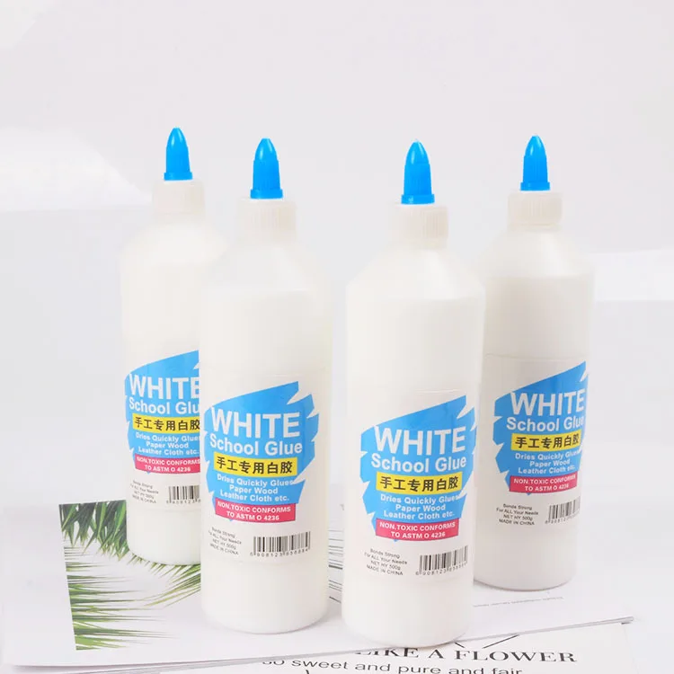 Liquid School Glue 500ml Washable No-Run white Glue Liquid Glue