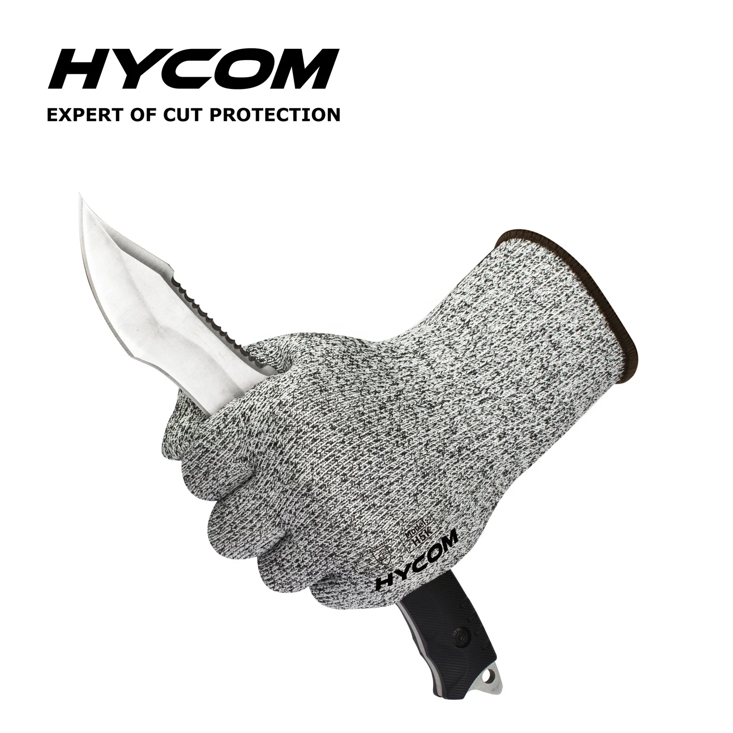 HYCOM H5K Food Grade Kitchen Knife Blade Proof Anti-cut Gloves Safety Protection Cut Resistant Gloves Level 5 Anti Cut Gloves