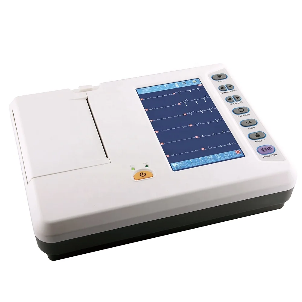
Medical Equipment: ECG-R3306G Portable 12 Lead 6 Channel ECG Machine with USB function 