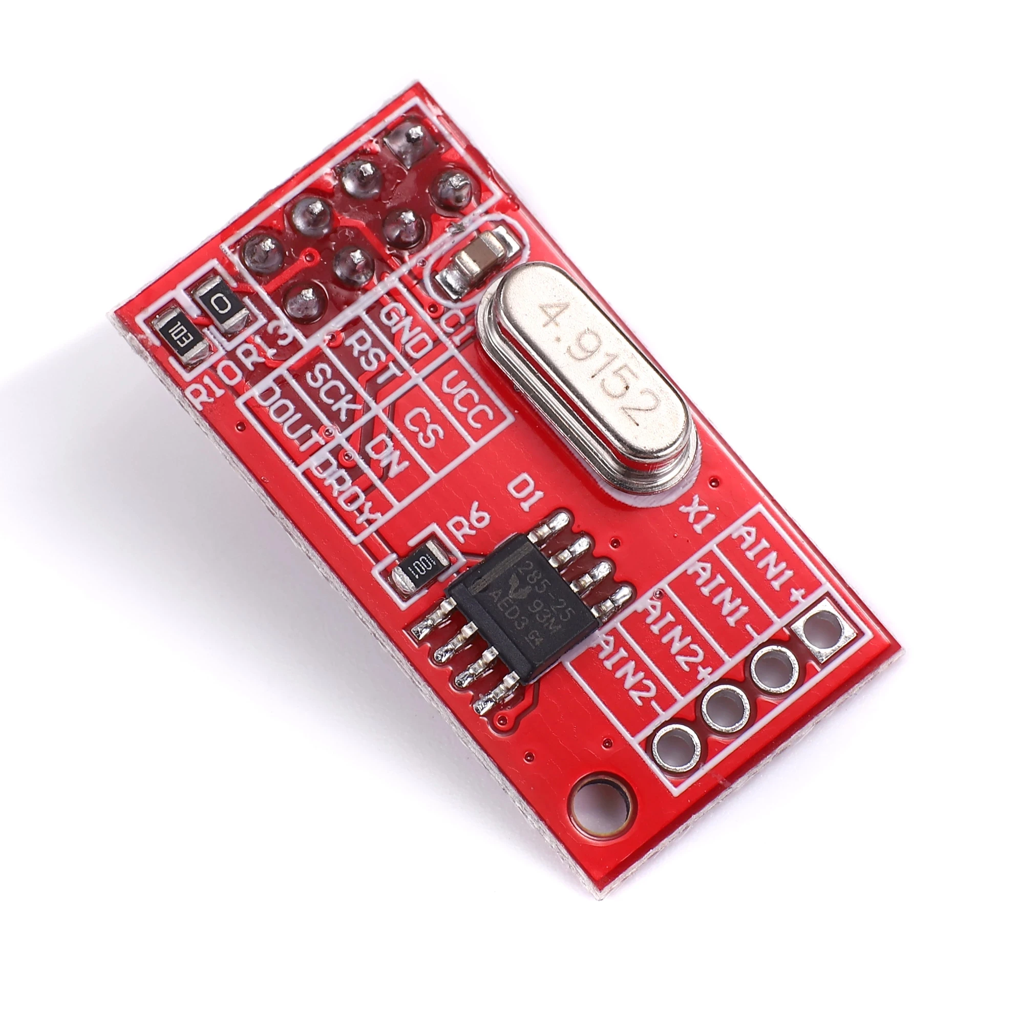 AD7705 Dual Core 16-bit ADC модуль сбора данных усиления входного сигнала программируемый интерфейс SPI