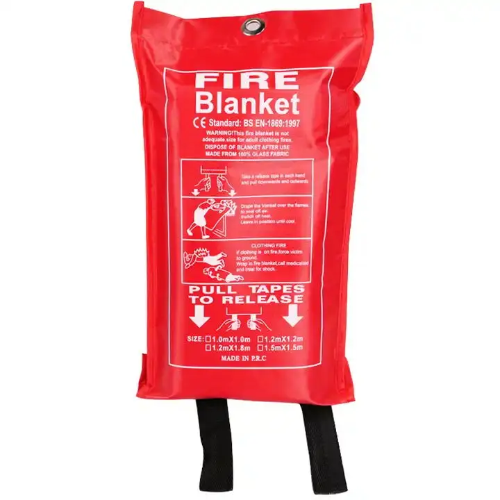Fire Extinguish Insulation Blanket Fireproof  Emergency Fire Blanket Fireproof Blanket