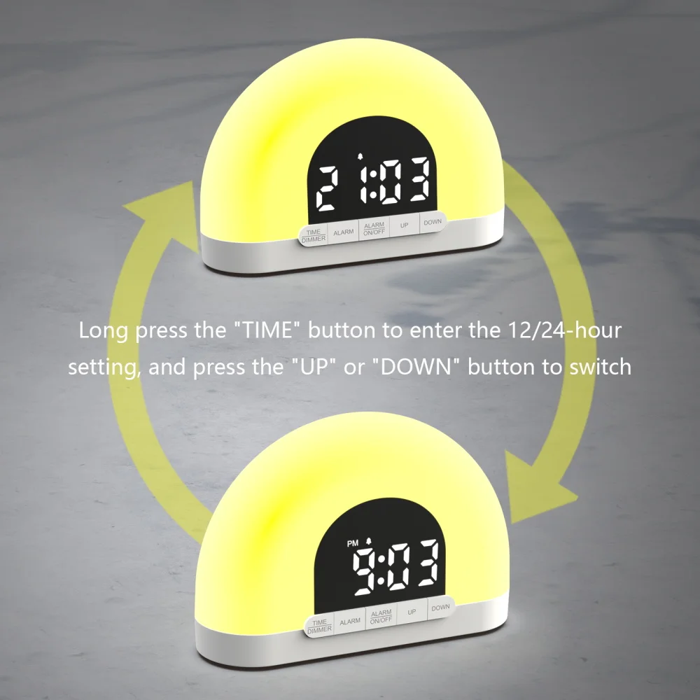 Sale Cheap Sunrise Alarm Clock Smart Wake Up Light Loftey Wake Up Light Light Alarm Clock Digital