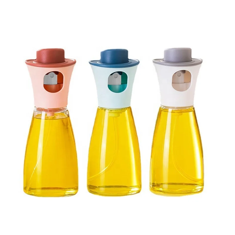 Stainless Steel 130ml Glass Vinegar And Pulverizador Aceite Spray Olive Oil Sprayer Bottle Oil Dispenser For Kitchen Cooking