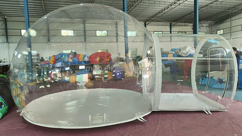 New design outdoor Inflatable glamping tent bubble tent transparent dome camping clear tent for sale