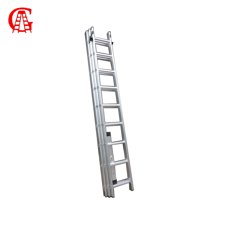 EN131 Escalera 28ft 300 lb 2 Sections Fire Escape Fiberglass Single Extension Ladder