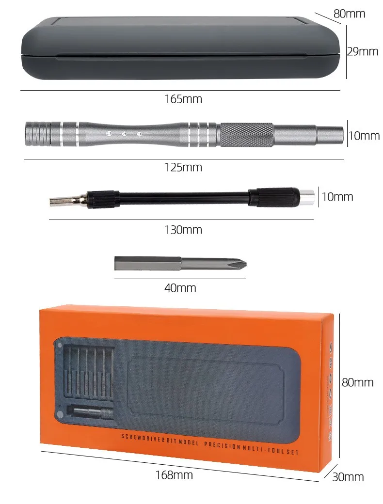 30 in 1 Electronic Applications Mobile Phone Screwdriver Kit Precision Magnetic Bit
