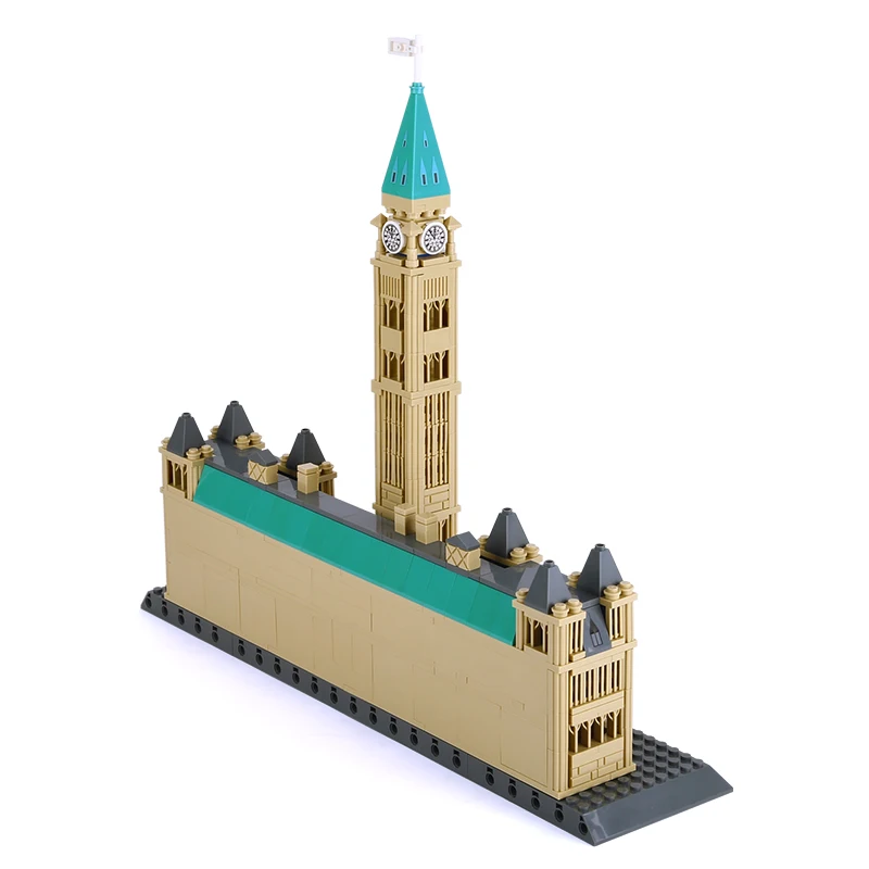  Wange The Parliament Building of Canada Plastic toy manufacturer building block set for kids