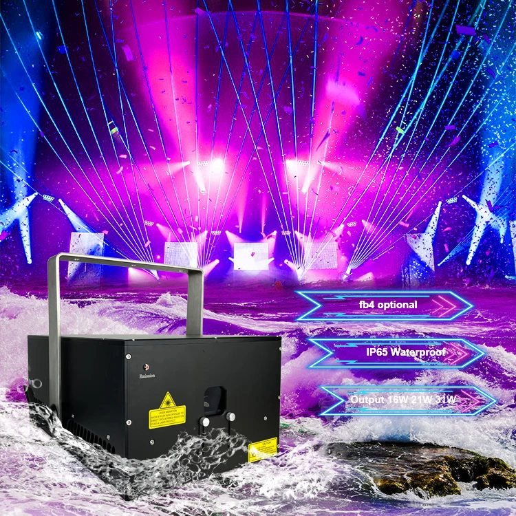 30W Outdoor Animated Projection Waterproof Laser Bar Rgb Beam Light Show System