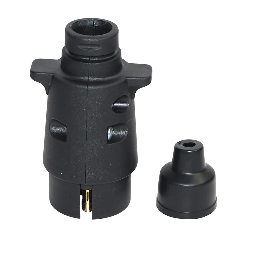 Trailer Parts 7 Way Trailer Connector Electric Coil Seat 7 Pin Plug Socket 12v/24v