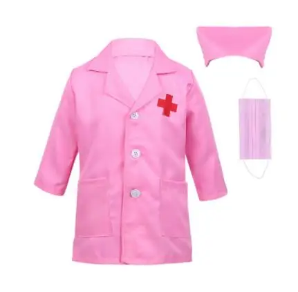 wholesale Cosplay for Boys Girls Halloween Carnival Fancy Party Performance Costumes Toys Sets Kids Doctor Nurse Uniform
