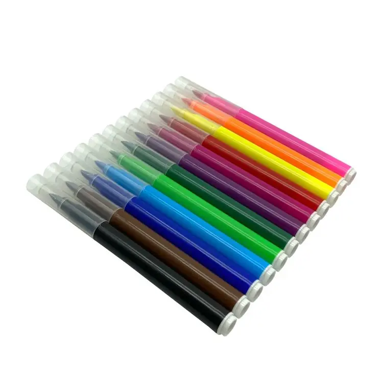 Supplier customized logo felt tip calligraphy brush pen set soft water color art marker for water watercolor painting