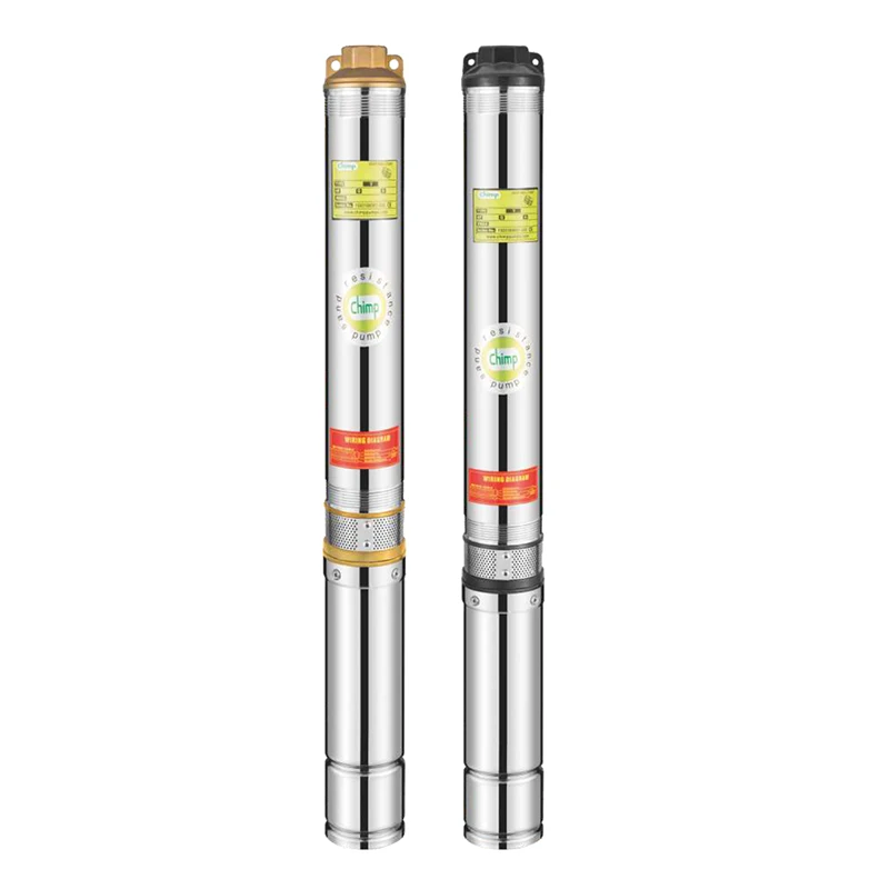 CHIMP Pompe Submersible 1.1Kw 1.5 Hp Borehole Submersible Well Pump For Clean Water
