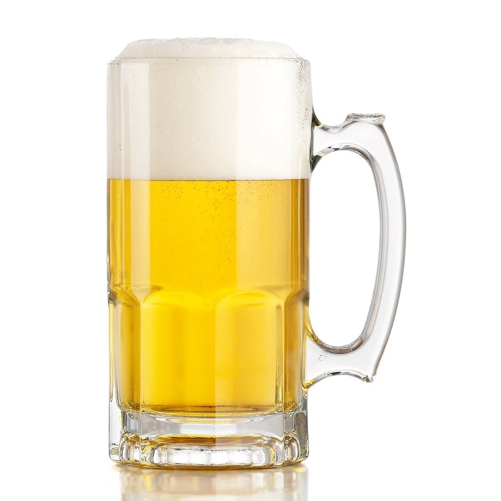 Jaton Stock High Quality 1 Liter 1.5 Liter 0.5L Big Giant Beer Pitcher Glass