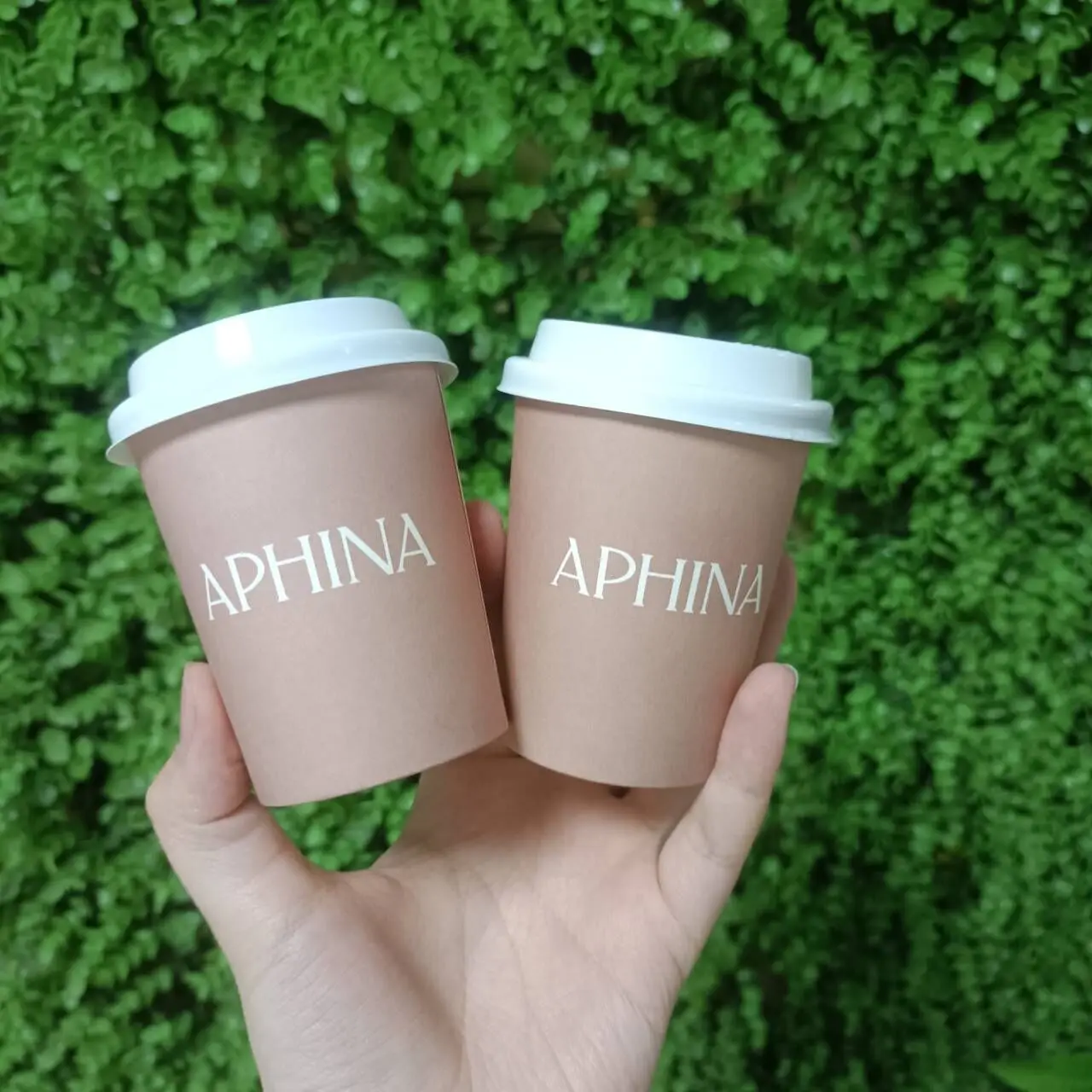 AT PACK 4oz 8oz 10oz 12oz 16oz 20oz 24oz Pink Coffee Cups Disposable Paper Coffee Cups With Lids