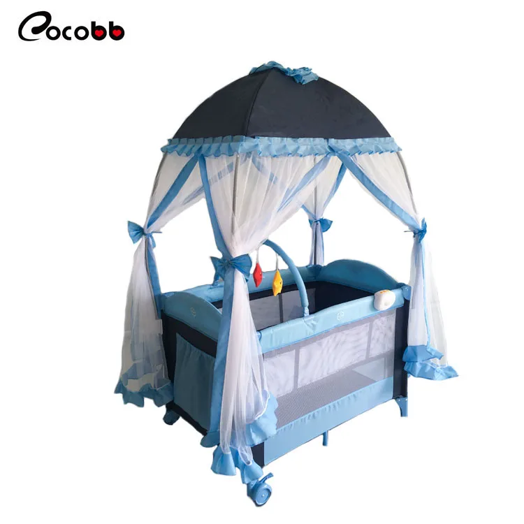 Cot Black New Hanging Luxurious Crib Baby Bed baby crib