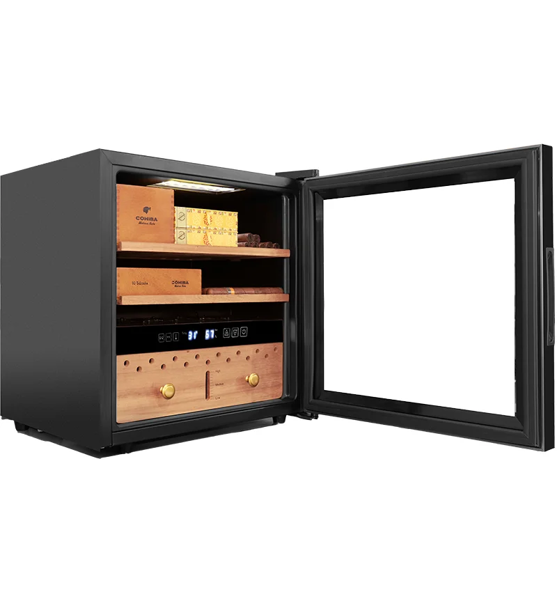 JOSOO ODM 27L Small Cigar Humidors For Sale Used Humidor Cabinet Desktop Automatic Humidor Refrigerator