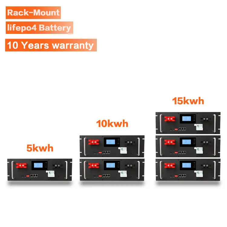 OEM 48v 5kw lifepo4 server rack battery telecom server rack with ac and power backup pin litium 150ah hybrid batteries