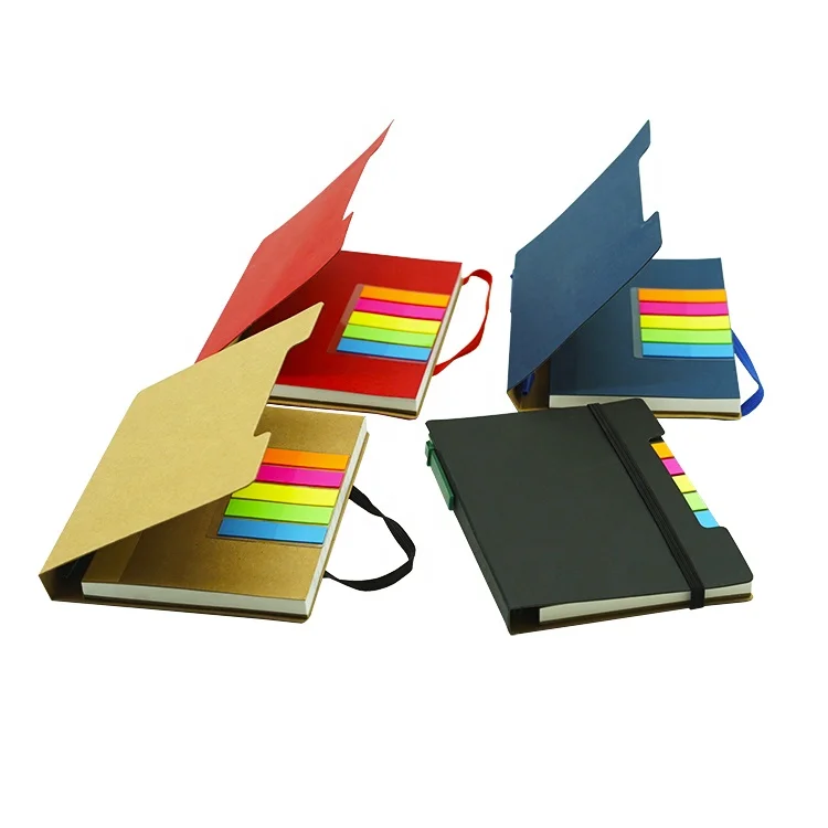 A5 A6 hot factory paper cover business custom diary planner book journal notebook with pen set stickers