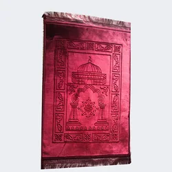 80*120cm Rectangle Soft Thick Prayer Mat Muslim Rug