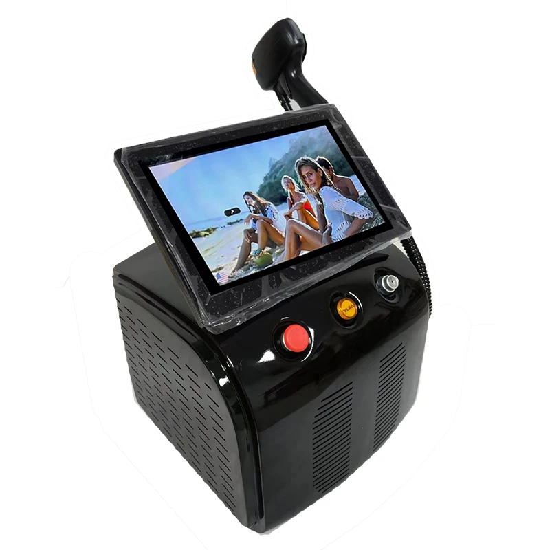 Portable 808nm brown hair removal laser machine women facial face skin rejuvenation diode laser hair removal machine