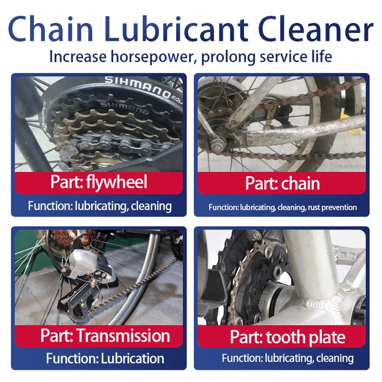 High Performance 450ml Lubricant Spray Chain Lube Jet Lube For Bicycle Chains