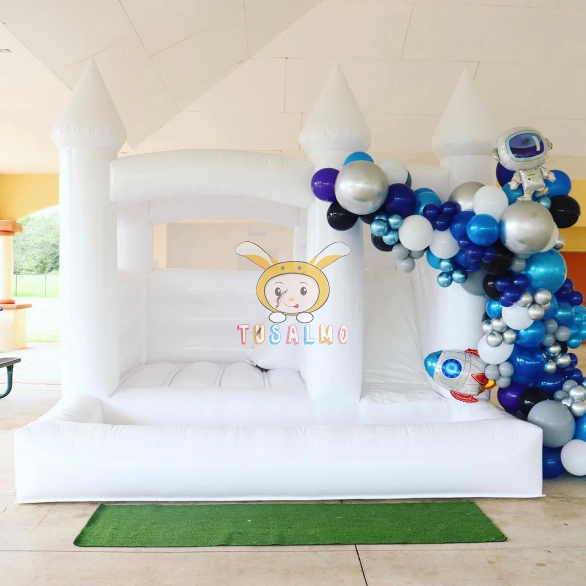 Tusalmo party Commercial Bouncers Jumping Castles Slide Inflatable Castle Bounce House Kids Inflatable Slide