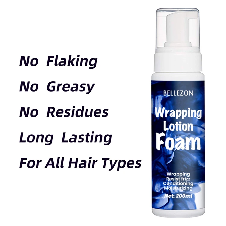 Curl Styling Foam Private Label Wrapping Lotion Hair Foam Wrap Mousse Hair Styling Mousse