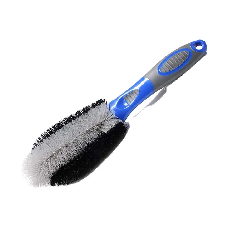 Multipurpos Easy Reach Car Wheel Brush and Rim Soft Bristle Tire Detailing Brush