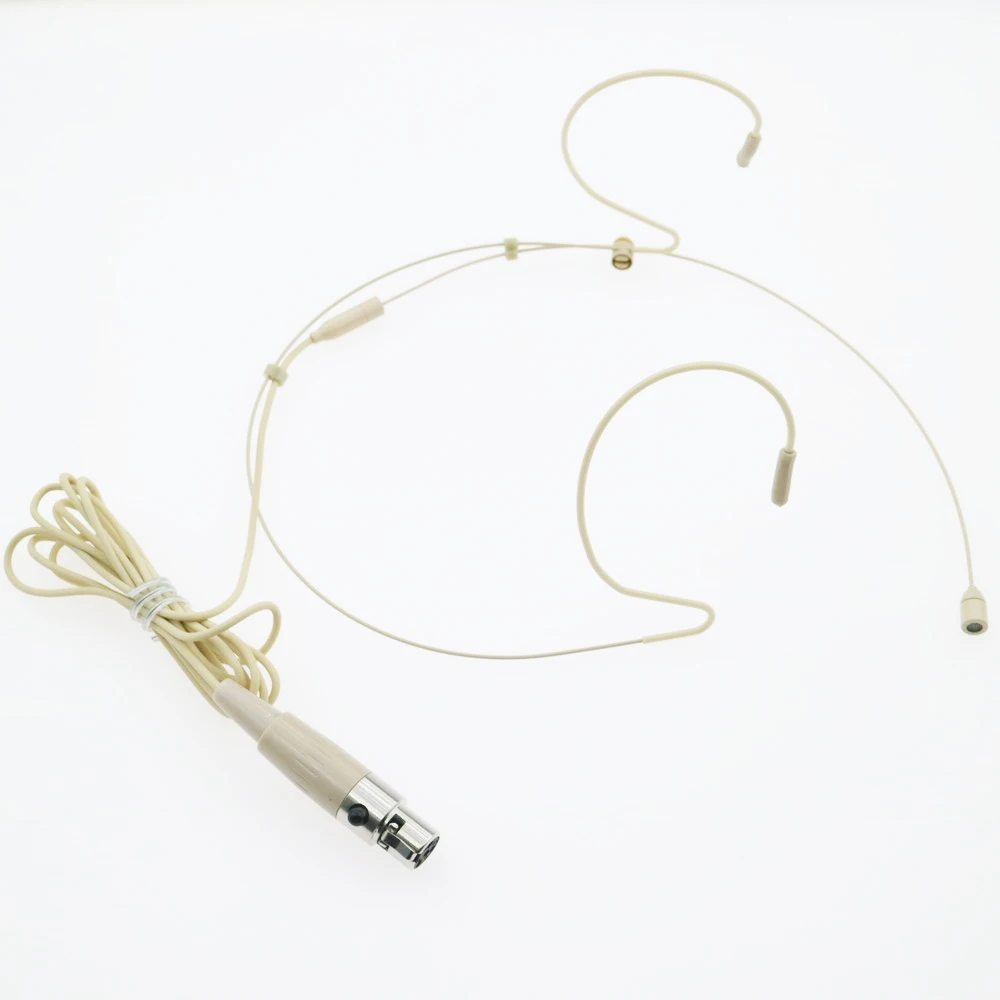 Skin Color Dual Earset Headworn Headset Microphone Microfono For SLXD PGX SLX ULX QLX GLX 4Pin XLR Mini