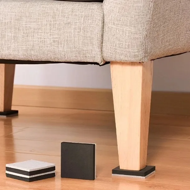 Factory Wholesale Chair Leg Floor Protectors And Desk Leg Floor Protectors And Sofa Protectors For Household Using