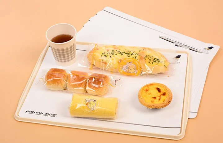 Airline uses Antiskid paper  non slip tray mat