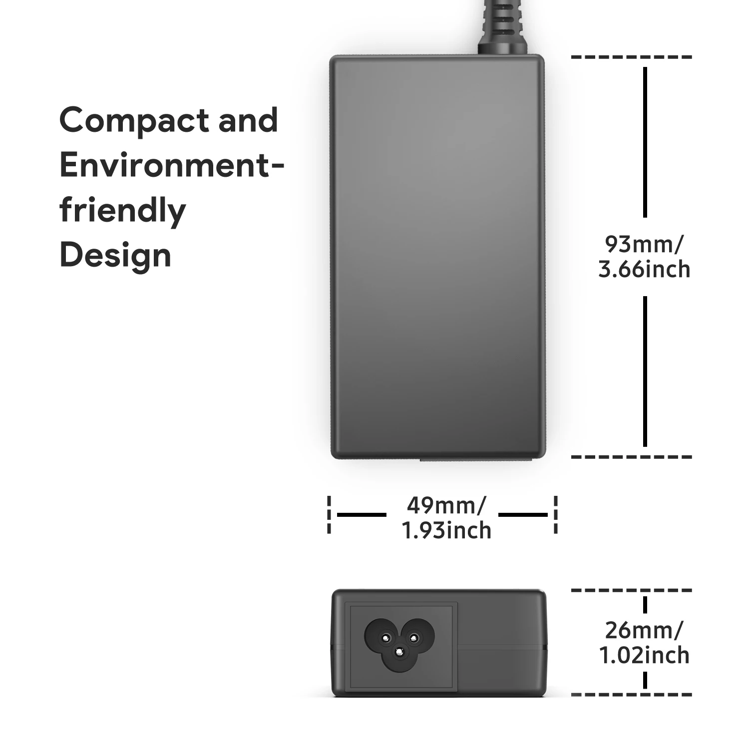 Универсальный адаптер питания KFD 65 Вт для ноутбука зарядное устройство 20 в А IBM Lenovo USB TYPE с вилкой Стандарта