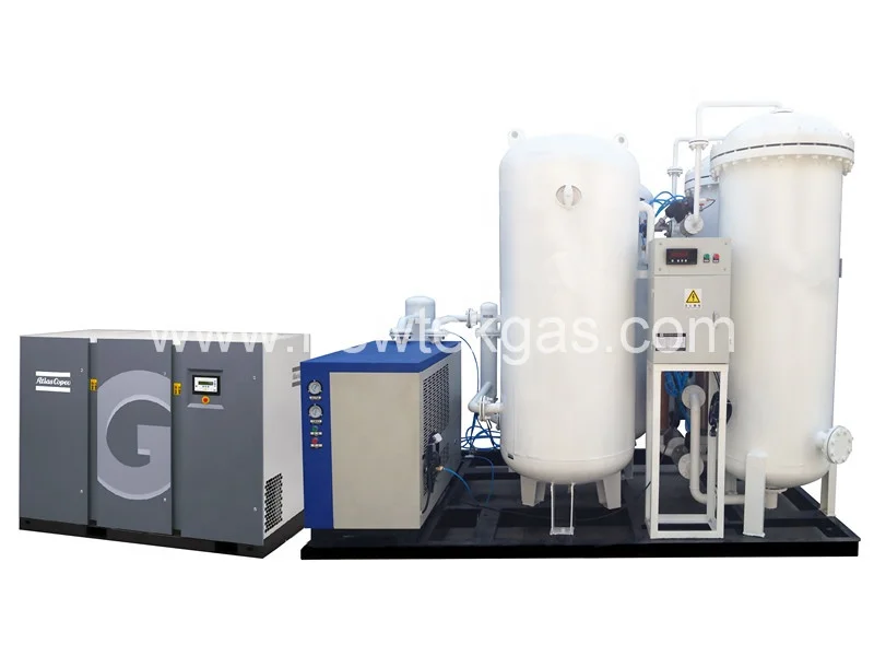 electronic industry use psa nitrogen generator 99.999% high purity for protection