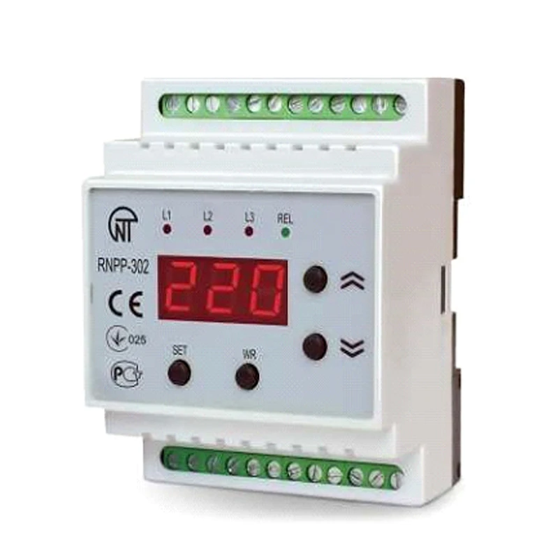 
Three-phase voltage and phase monitoring Voltage Relay 