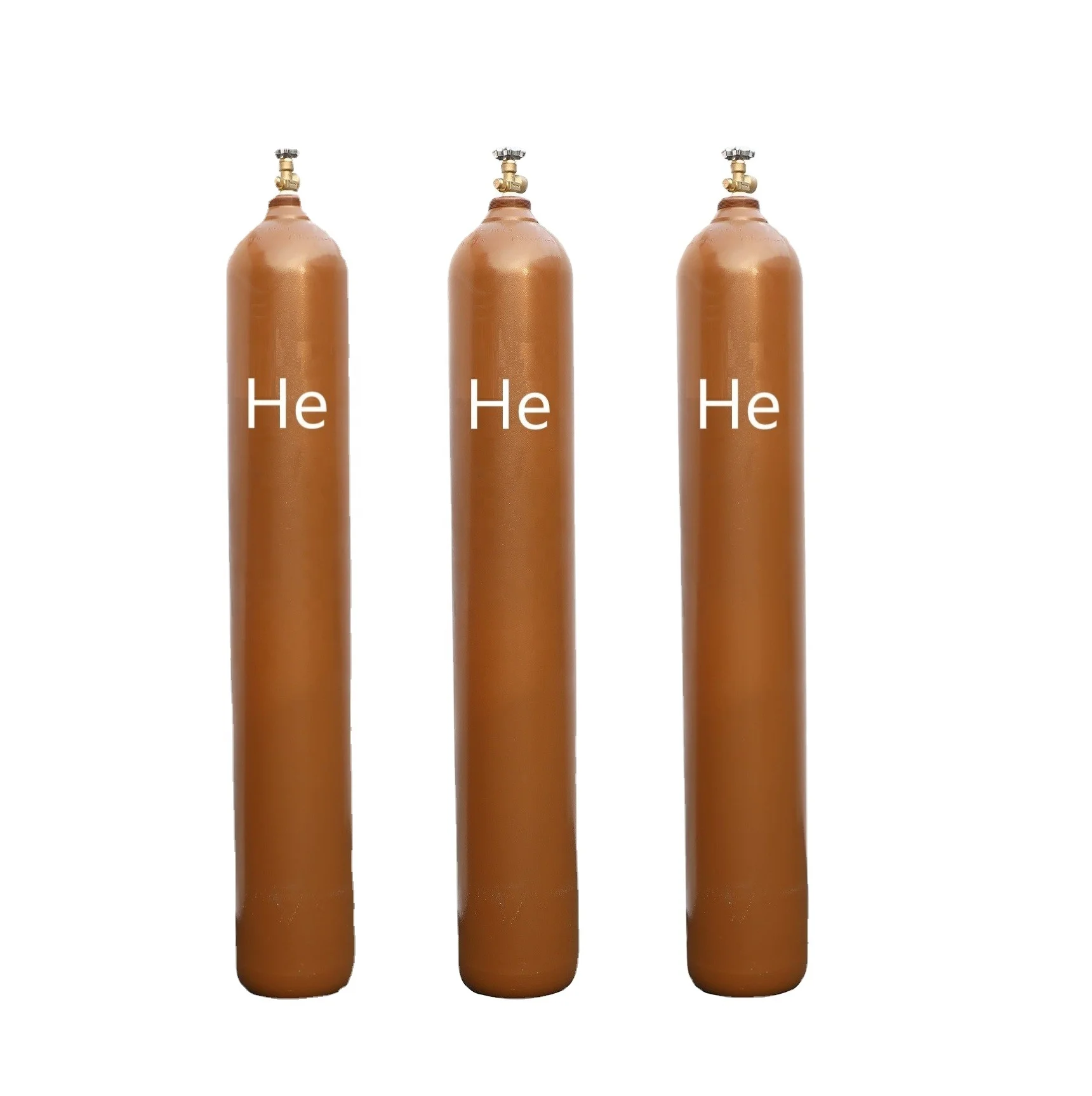 Промышленный высокочистый 99.999% гелий газ в 40L 50L стальные баллоны сжимают резервуар для