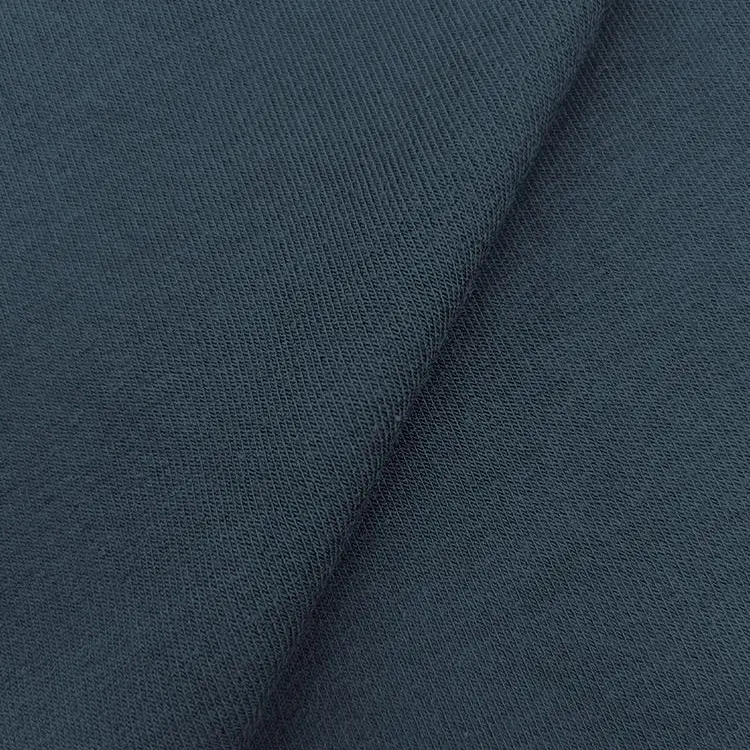 UPF 50 Organic Cotton Bamboo Polyester Spandex Blend French Terry Knitting Fabric for Sweatshirt