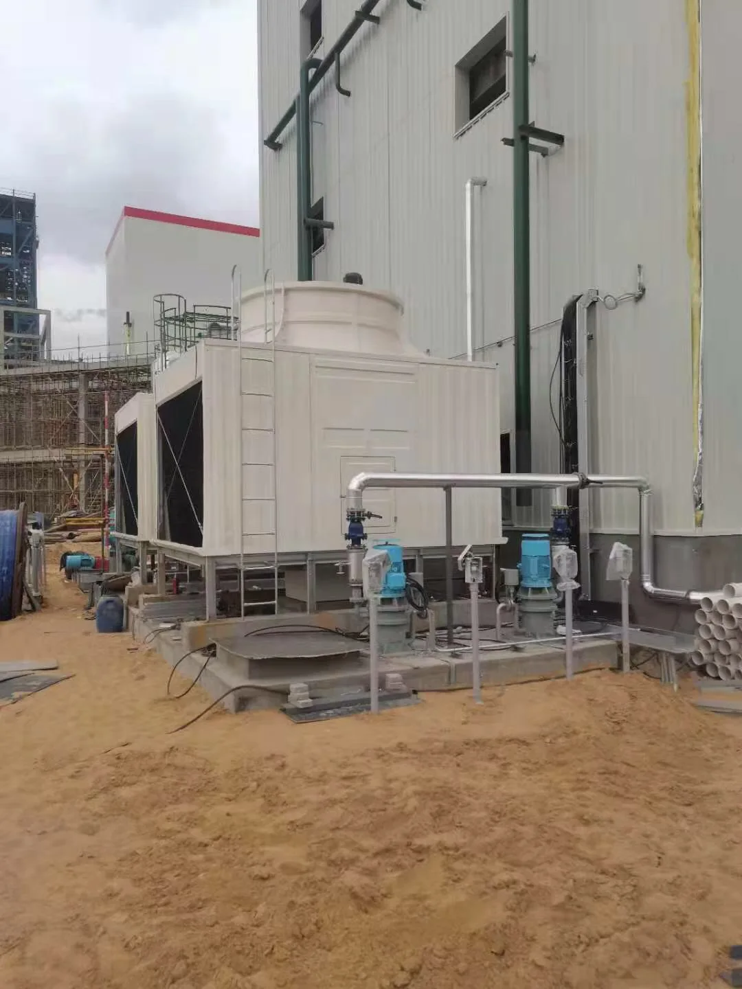 Industrial Frp Square Cross Flow Water Cooling Tower, Mst Cooling Tower Evapco