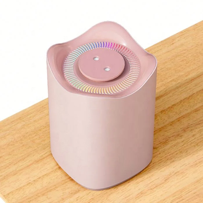 Hot Sale 3L Small Air Humidifier Aroma Diffuser Portable LED 7 Colors Atmosphere Light Steam Usb Smart Mist Purifier Humidifier