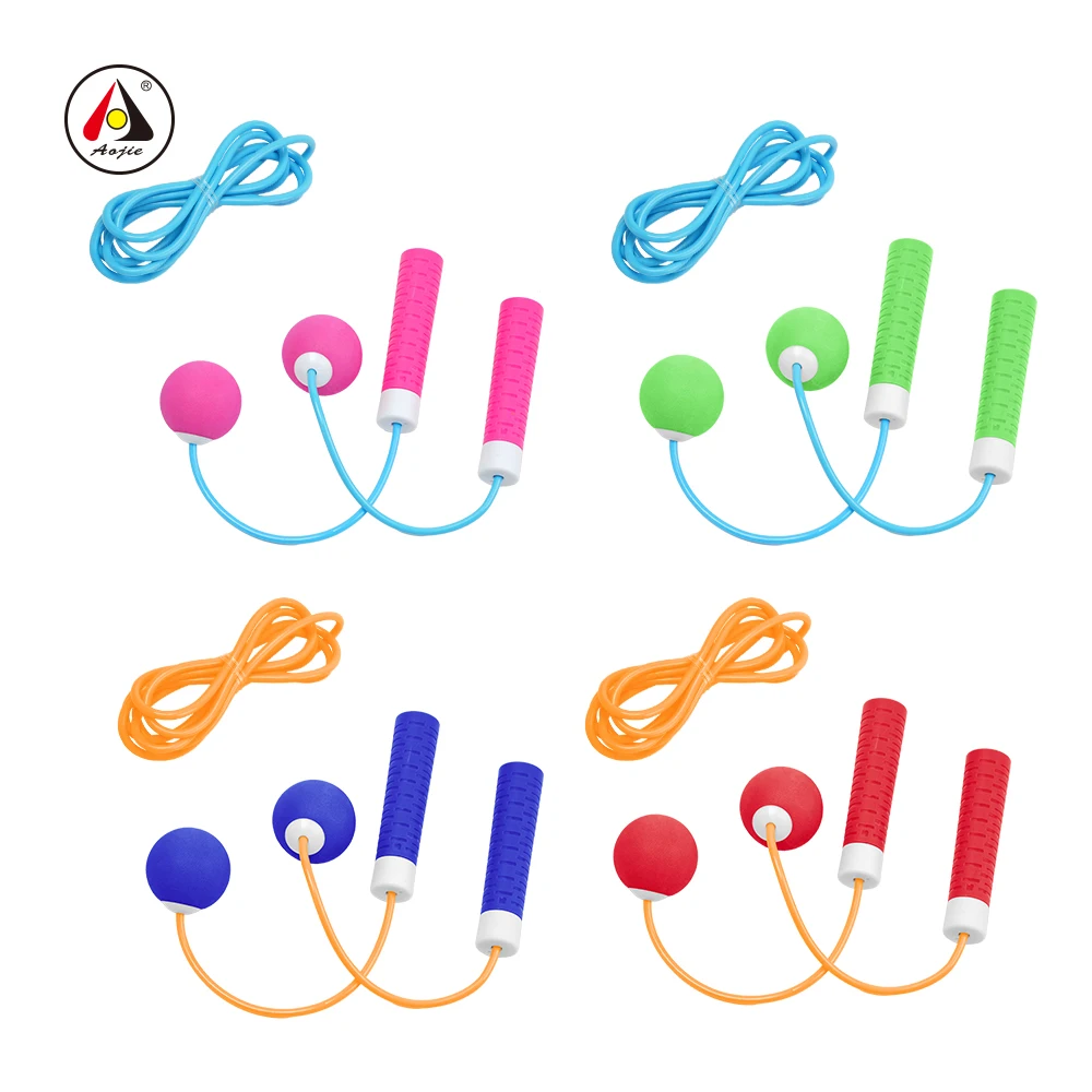 AOJIE Training Jump Rope Set Cordless Jump Rope & Regular Skip Ropes For Kids Indoor Outdoor Improving Fitness.