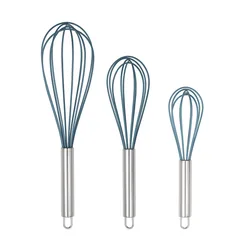 3PCS Manual Egg Tools Baking tools Stainless Steel Rotation Egg Beater Whisk on Sale  whisk ware whisk ball set