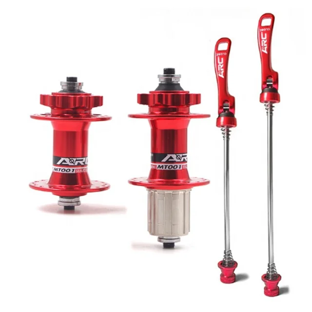  MT-001FA/RA 100/135 with Quick Release Red High Quality Cheap 32h 36h ARC Hubs Black Mountain Bicycle Parts