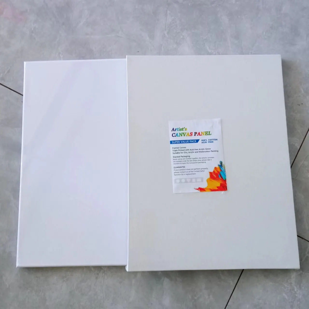 Different Size DIY Unfinished Wood Frame Canvas Wooden Panel Boards Canvas for Painting