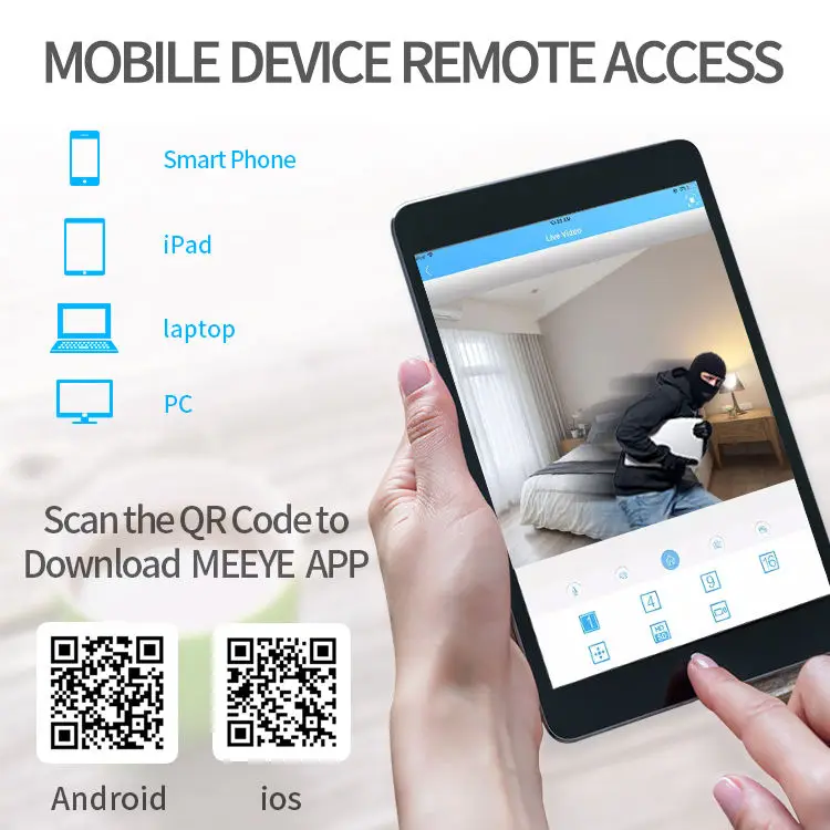 High quality 5 MP 8 CH NVR Outdoor Security Remote HD IP Motion Detection Bullet Waterproof POE CCTV Camera System